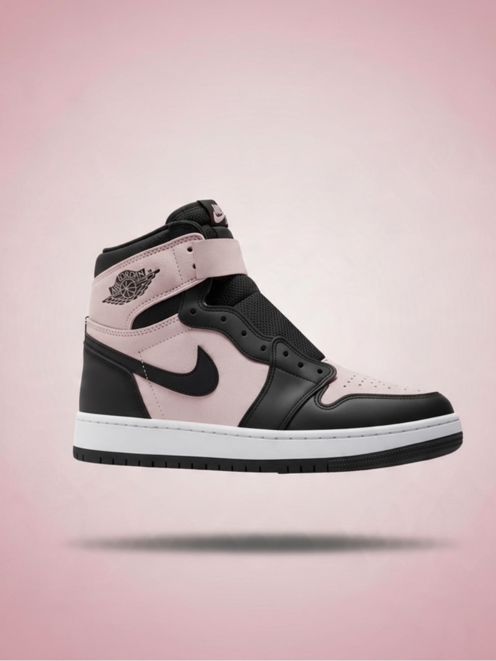 Nike Air Women's High-Top Sneakers in Light Pink and Black NWOT